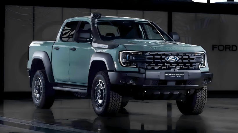 Výkonnosť/odťahová kapacita v teréne sa zvýši! Oficiálne obrázky spoločnosti Ford Ranger Super Duty vydané