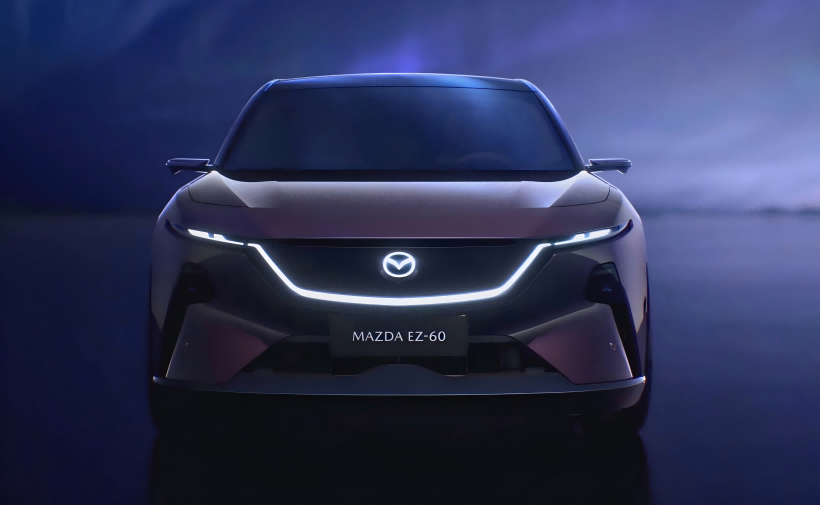 Oficiálne obrázky Mazda EZ - 60. Dizajn je mimoriadne futuristický. Svoj prvý debutuje 23. apríla.
